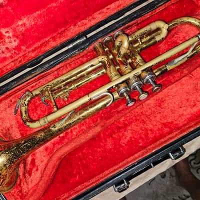 King Tempo 600 Trumpet, USA, with case & MP, Good Condition image 4