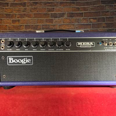 Vintage 1980s Mesa Boogie Mark III Purple Stripe 100-Watt Guitar Amp Retolexed Purple NO EQ image 1