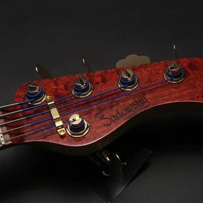 Sadowsky Guitars Limited Edition 2023 MasterBuilt 21-Fret Standard J/J Bass 5-Strings (Majestic Red High Polish) image 3