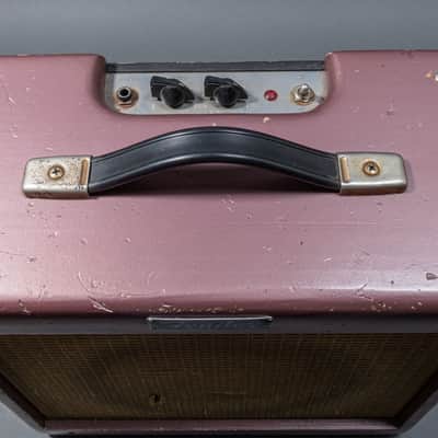 Fender 54 Style Stratocaster Refin with matching Amp 1989, Purple Refin image 10