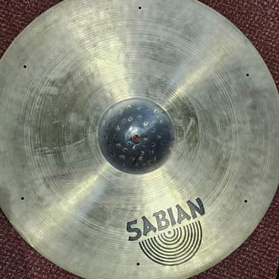 Sabian 21" HH Hand Hammered Raw Bell Dry Ride Cymbal 1996 - 2015 - Natural image 4