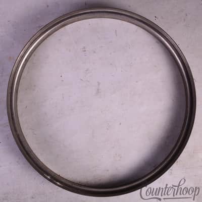 *Slingerland 11" Double-Flange Tom Drum Rim/Hoop Nickel Steel Vintage 30s Clip* image 3