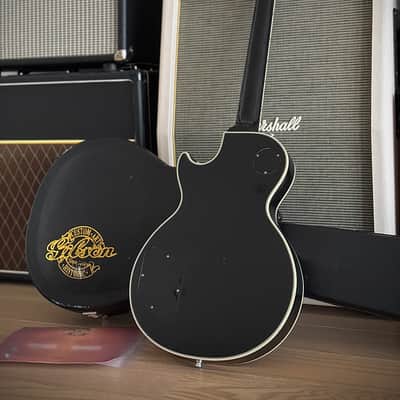 Gibson Custom Shop Les Paul Custom EB/CH seltenes Exemplar mit Chrome Hardware! 2007 - Ebony with Chrome Hardware image 13