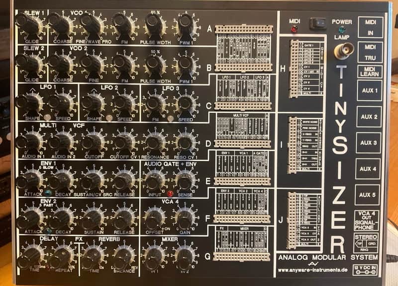 Anyware Instruments Tinysizer full analog modular synthesizer * rare ! image 1