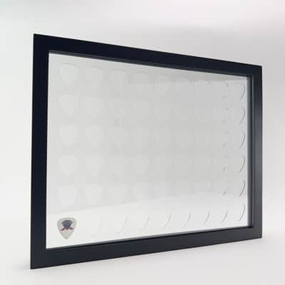 Plectrum Spectrum ™ 11" x 14" Guitar Pick Display Frame CLEAR- HOLDS 54 Guitar Picks FRAME INCLUDED image 7