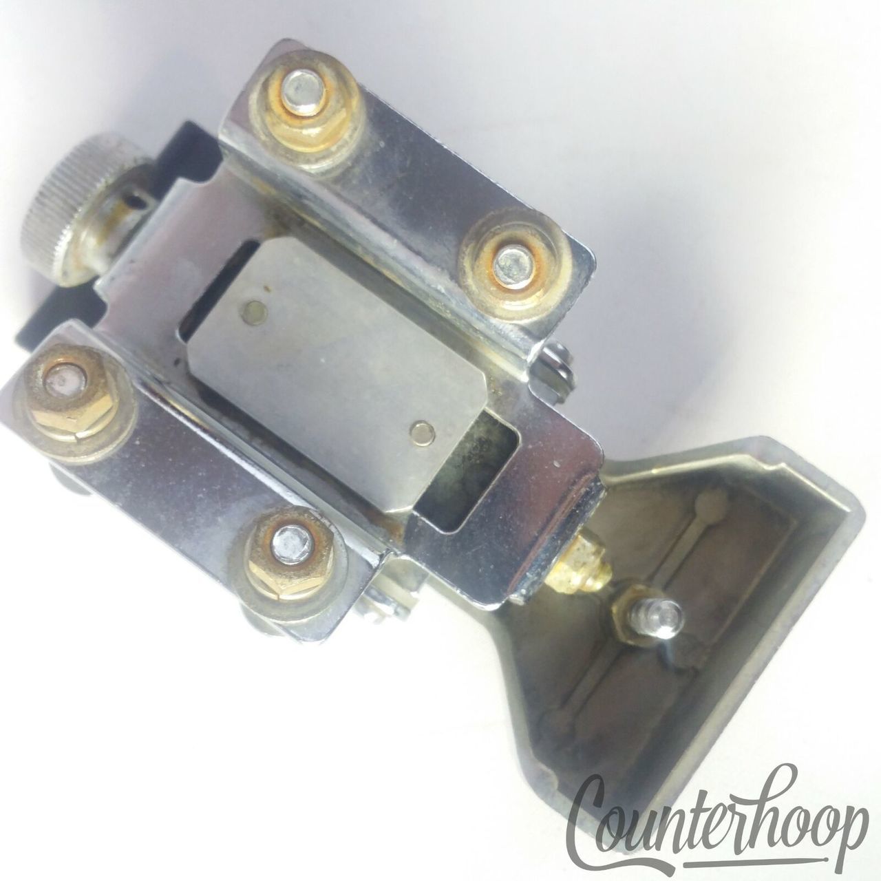 Yamaha Marching Snare Drum Throw-Off Strainer Wire Tensioner Chrome Vintage 80s — main photograph