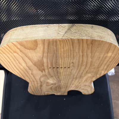 Hades Roasted Maple, roasted knotty Pine Telecaster PineCaster body Raw off the CNC image 8