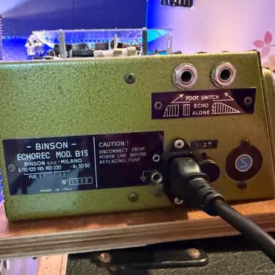Binson Echorec Mod B1S Magnetic Drum Echo - Worldwide Shipping image 7