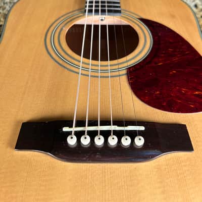 Cort Earth 100 NAT Solid Sitka Spruce/Mahogany Dreadnought 2010s - Natural Glossy image 7