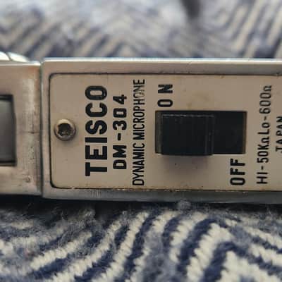 STUDIO SALE! Teisco DM-304 Dynamic Microphone Chrome 1960s Japan Bild 9