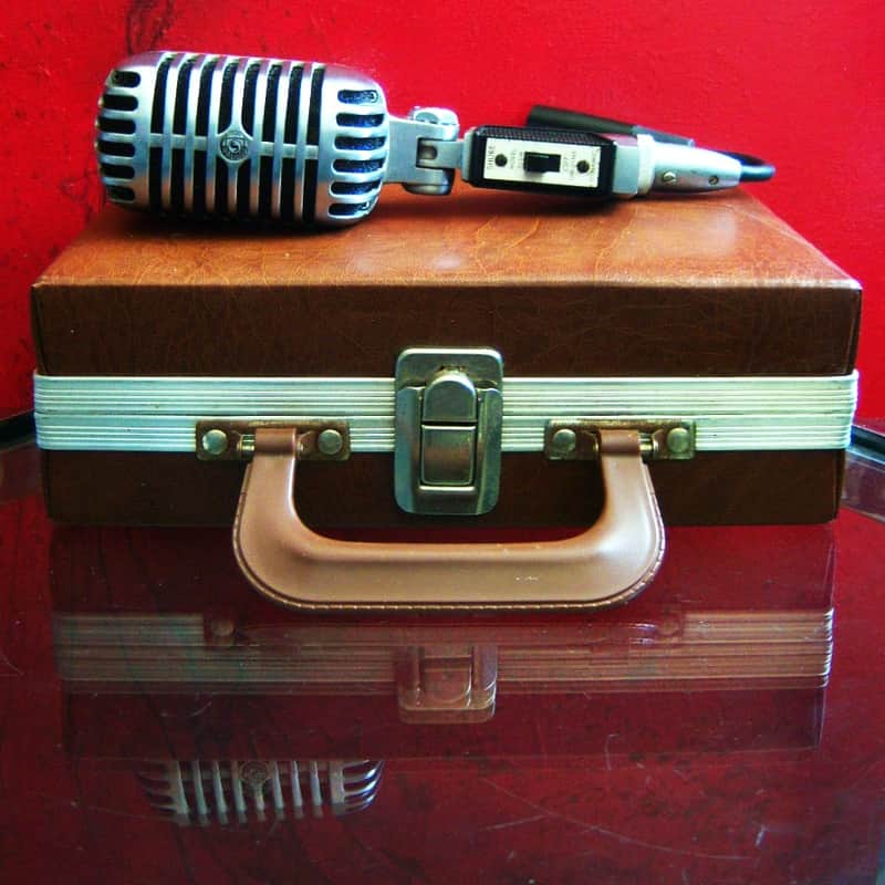 1956 Shure 55S Unidyne Microphone Metal