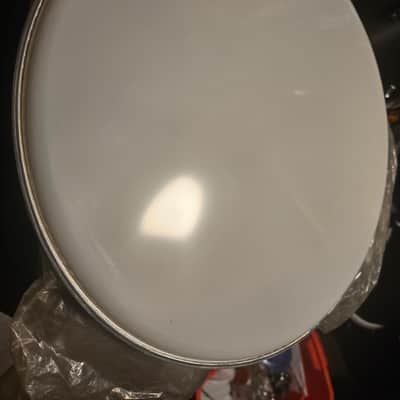 Ludwig Striders 15" Heavy White Drum Head 1980s - Smooth White image 3