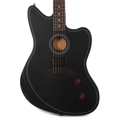 Fender Acoustasonic Standard Jazzmaster Black image 1