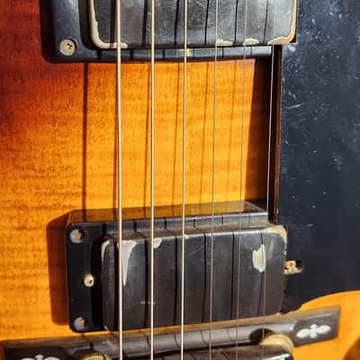 Vintage 1978 Ibanez 2635 Artist Archtop Semi-Hollow Sunburst w/ OHSC image 7