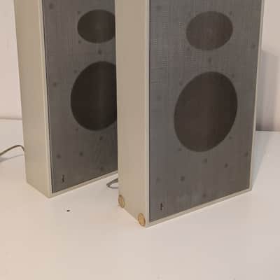 Speakers Lautsprecher Braun L450 For TS45 Audio 1 300  Dieter Rams 1968 - White Working image 2