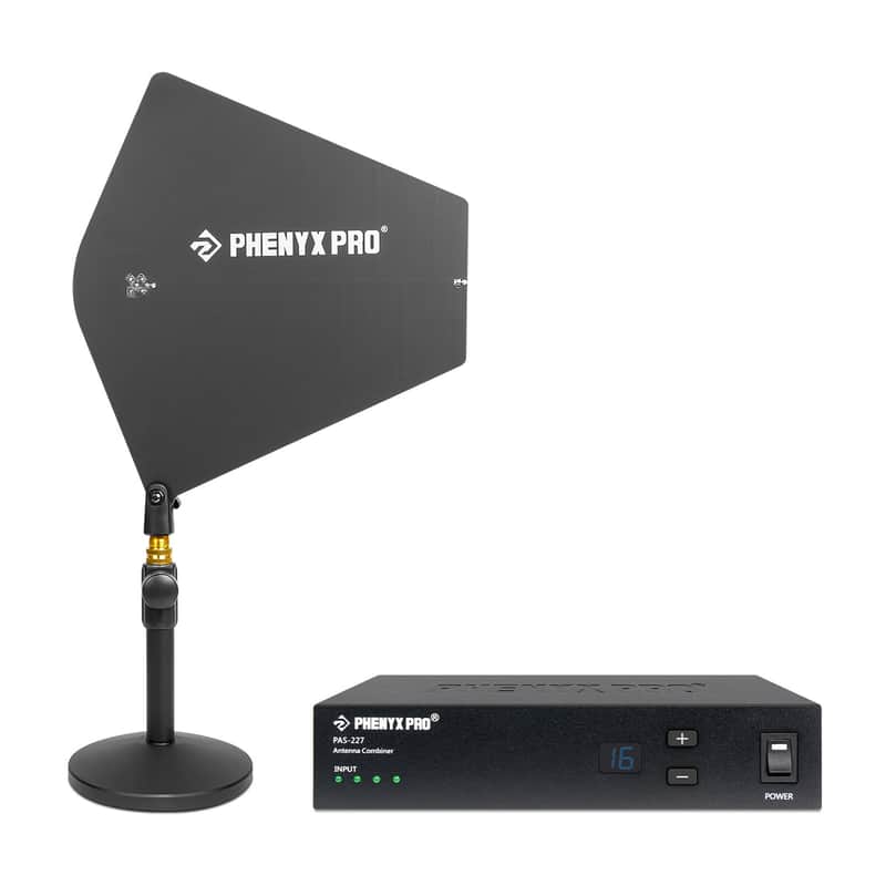 Phenyx Pro PS-227X Wireless Antenna Combiner Bundle for IEM Systems image 1