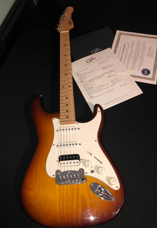 G&L - FULLERTON DELUXE LEGACY HB OLD SCHOOL TOBACCO SUNBURST image 1