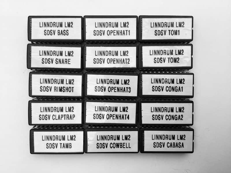 Custom Simmons SDSV Eprom Drumkit Set For The Linndrum Lm2 image 1