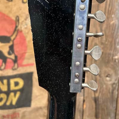 Silvertone 1448 With Case Amp 1962 - 1967 - Black image 8