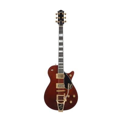 2021 Gretsch G6228TG-PE Players Edition Jet Electric Guitar w/Bigsby, Walnut Stain, JT2104XXXX image 1