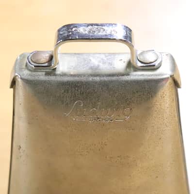Ludwig Steel 5" Cowbell Vintage 1960's image 2