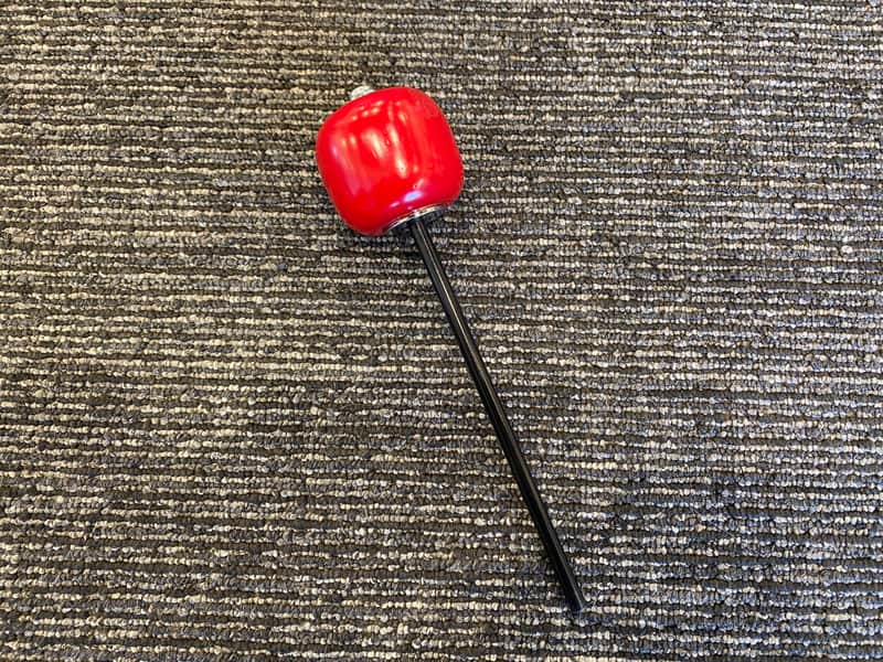 Danmar Wood Bass Drum Beater, Red image 1