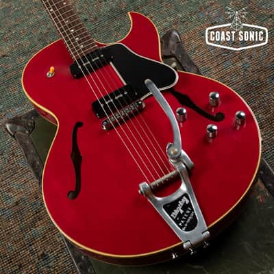 1992 Gibson ES-135 Semi-Hollow Body with added Bigsby, Hard Case image 6