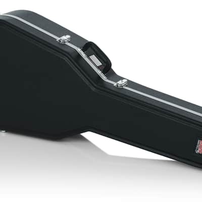 Gator Cases Deluxe ABS Molded Case for Acoustic Guitars; Fits Ovation Style Deep Contour Acoustic Guitars (GC-DEEP BOWL) image 1