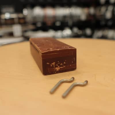 Vintage Wood Block w/ 2 Pegs image 3