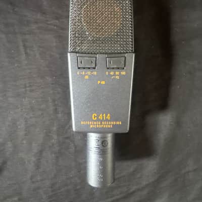 AKG C414 XLII Large Diaphragm Multipattern Condenser Microphone 2010s - Black image 2