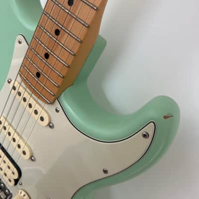 Fender American Performer Stratocaster with Maple Fretboard 2019 - Satin Surf Green image 4