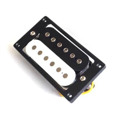 Modern Humbucker Pickups for Les Paul Guitars – Zebra Black and White - Bridge image 2