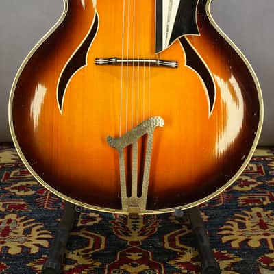 Hemosch Archtop by Todt 1950s - Sunburst w Rellogg PU very Rare image 5
