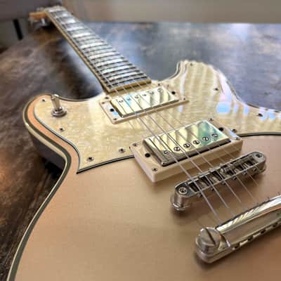 D'Angelico Deluxe Brighton Double Cut Desert Gold 2021, With Hard Case and Free Shipping image 5
