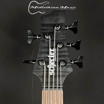 Schecter - Charles Berthoud - CB-5 - 5-String Active Bass Guitar - See Through Black Satin Finish image 4