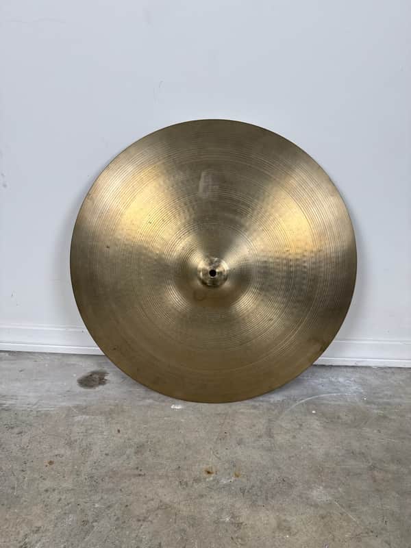 A. Zildjian 21” Ride Cymbal 3109g 1970’s image 1