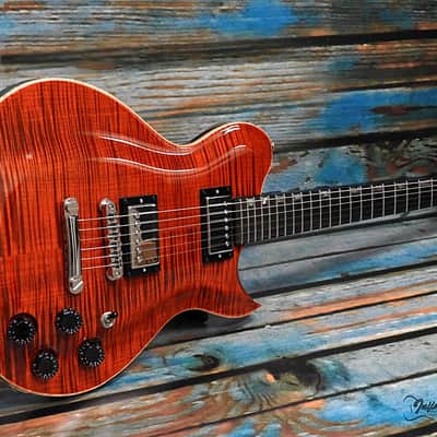 Washburn Idol WI-568 USA Custom Shop Dark Red/Amber image 2