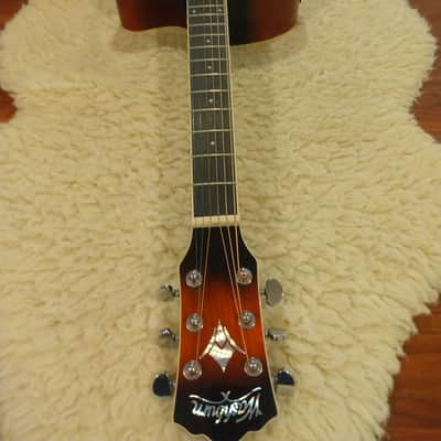 Washburn 2018 EA15ATB-A Mini-Jumbo Tobacco Burst Acoustic Electric w/Roadrunner HSC image 10