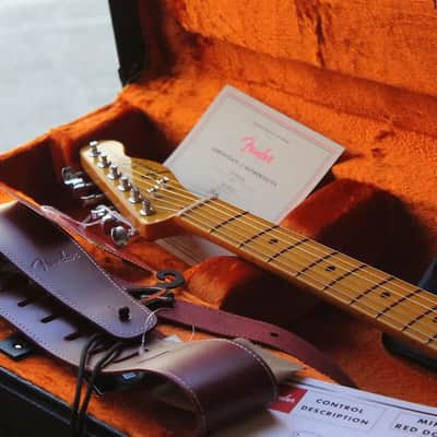 FENDER Stories Collection Mike Campbell Red Dog Telecaster, Maple Fingerboard, Red Dog Red, HARDCARE, 3, 90 KG image 19
