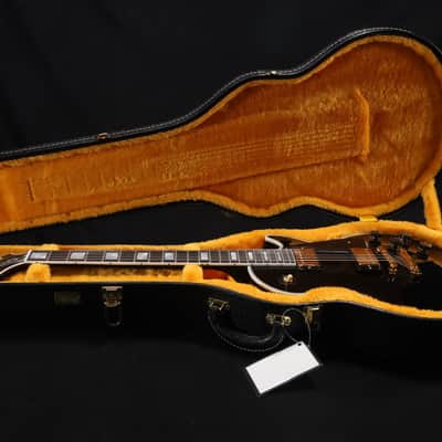 Gibson Custom Les Paul Custom Long Scale Electric Guitar - Ebony 313 image 15