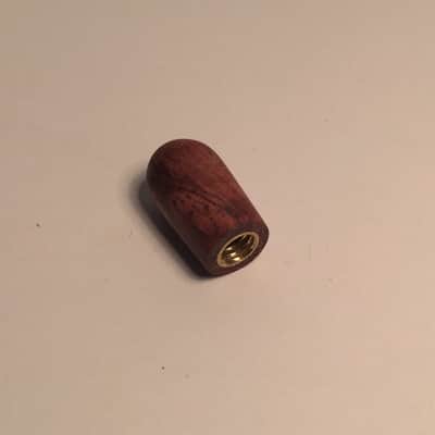 Guilford Koa 3 Way Toggle Switch Selector Knob Switchcraft - Brass Insert image 1