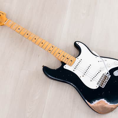 2022 Fender Custom Shop Wildwood 10 Limited Edition 1957 Stratocaster Heavy Relic Dark British Racing Green, Featherweight image 12