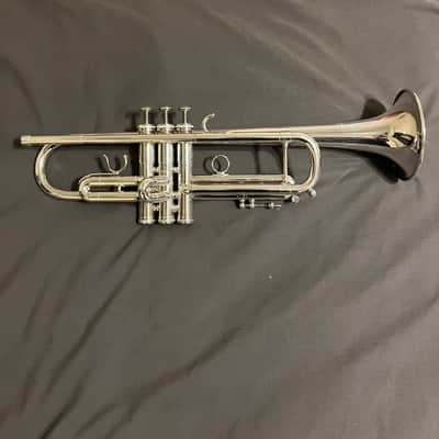 Jerome Callet New York Vintage c.1985 Silver Professional Trumpet in Excellent Condition image 3