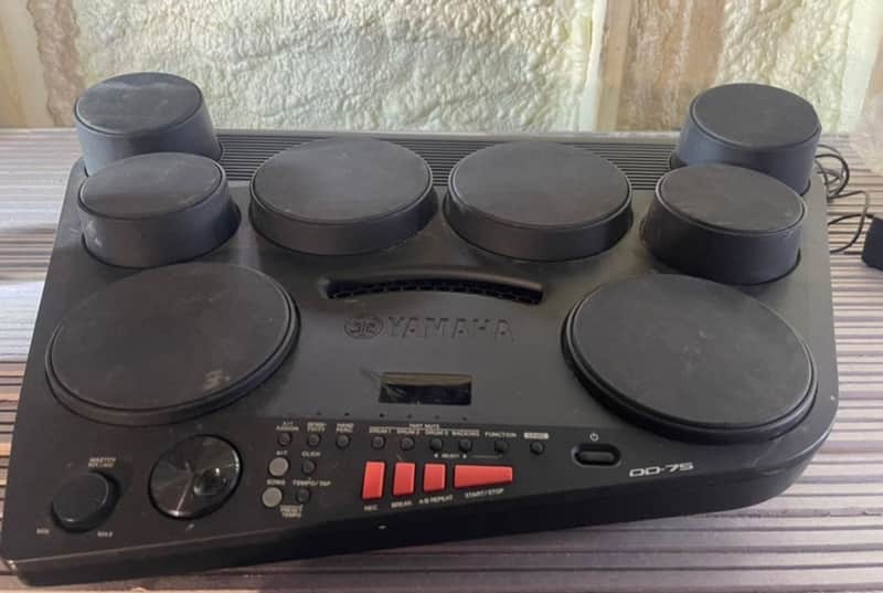 Yamaha DD-75 8-Pad Portable Electronic Drum Kit 2017 - Present - Black image 1