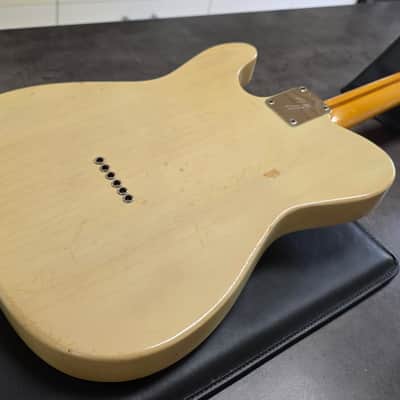 1969 Fender Telecaster Thinline Natural Ash Blonde 60s ARTIST OWNED STAGE PLAYED Road Worn Heavy Relic Aged American Vintage 1960's USA Tele Guitar image 22