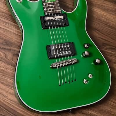 Schecter  Kenny Hickey C-1 EX S STGN in Steele Green image 2
