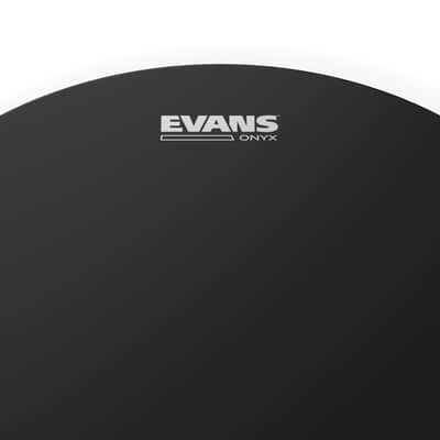 Evans Onyx Frosted Tom Drum Head, 18 Inch image 2