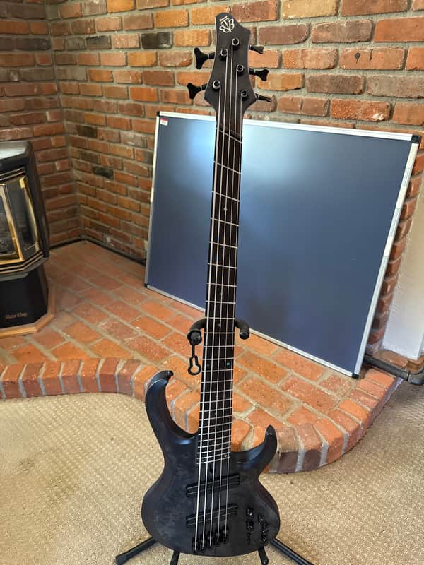 Ibanez BTB805MS-TGF Bass Workshop 2022 - Present - Transparent Gray Flat image 1