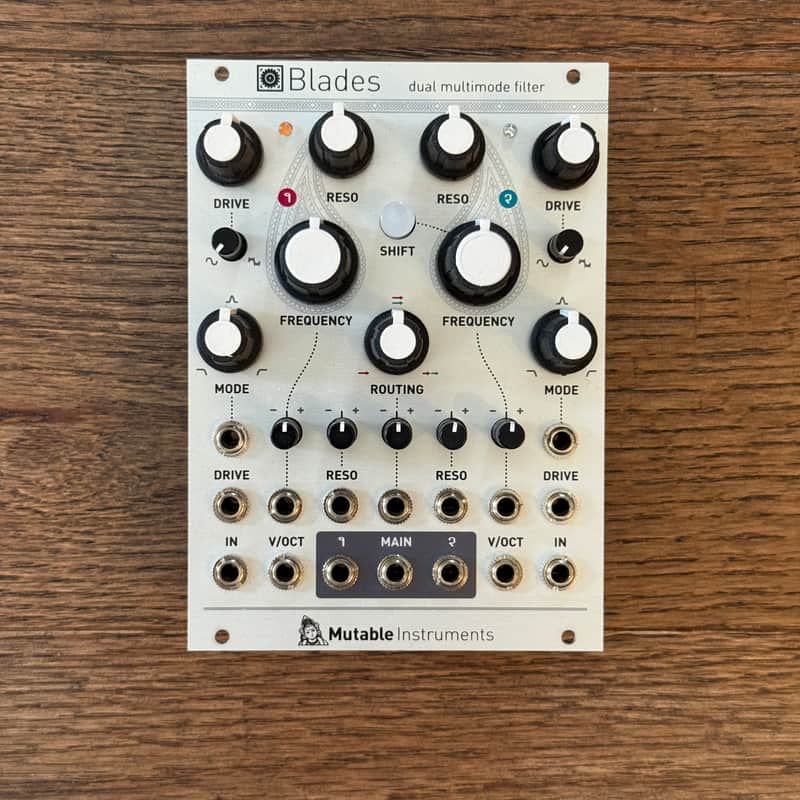Mutable Instruments Blades Dual Multimode Filter - Silver image 1
