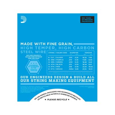 EXL150H Nickel Wound High-Strung/Nashville Tuning 10-26 D'Addario image 3